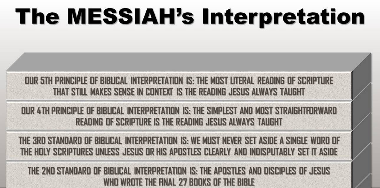 The MESSIAH's Interpretation