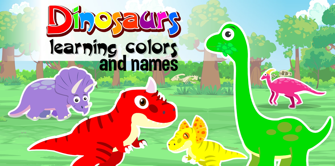 Dinosaurs Learning Colors and Names