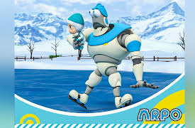 Arpo: The Robot Nanny: Ice Skating Chaos