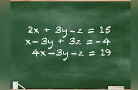 Algebra II: Systems of 3 Linear Equations