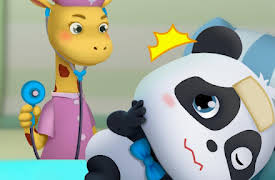 BabyBus - Cartoon for Kids: Baby Panda Pretends to Catch a Cold