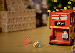 Inside Hamleys at Christmas