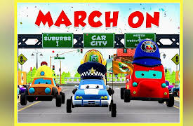 Road Rangers Kids Cars Cartoon Shows: March On