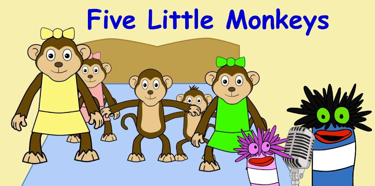Five Little Monkeys | Fizzy Sings!