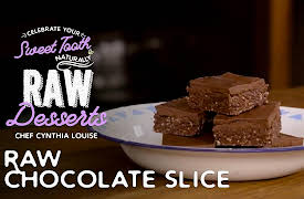 Celebrate Your Sweet Tooth Naturally: Raw Desserts with Chef Cynthia Louise: Raw Chocolate Slice