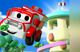 Construction Squad of Car City: Install a Princess Tower / Constitute a Real Beach