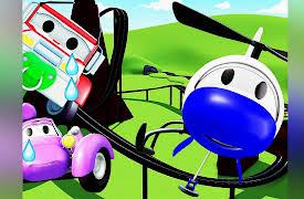 Car Patrol of Car City: The Little Pink Car's accident and Car Patrol