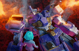 Metal Cardbot: Showdown Between Blue Cop and Wild Guardy!