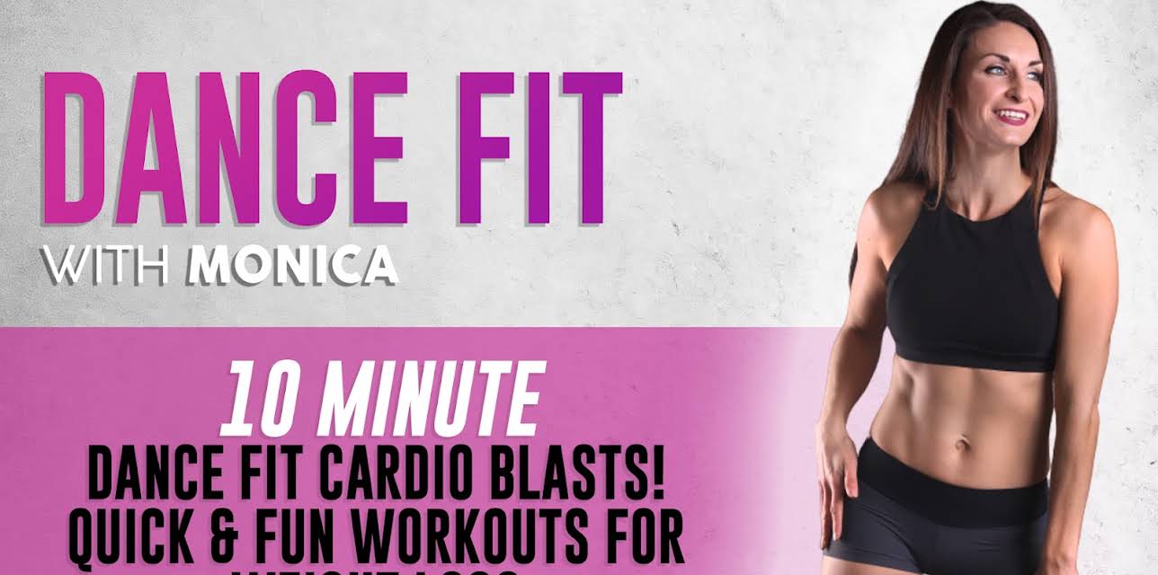 10 Minute Dance Fit Cardio Blasts! Quick and Fun Workouts for Weight Loss | DanceFit with Monica