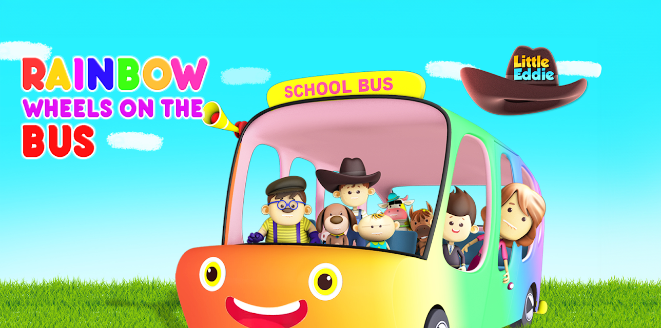 Rainbow Wheels On The Bus - Little Eddie (2019)
