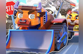 AnimaCars: Rescue Team: Saving Billdozer / Bulldozer's Stampede