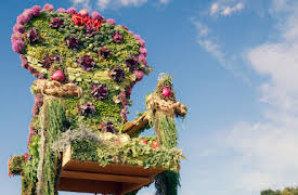 La gran batalla floral: Grandes tronos comestibles