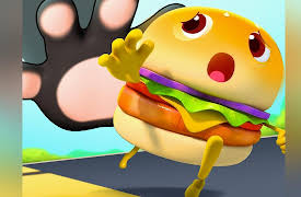 BabyBus Nursery Rhymes & Kids Songs - Yummy Foods: Run Away, Hamburgers!