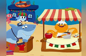 Finny The Shark Music Videos: Let's Go For A Swim Outside