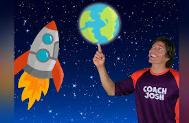 Coach Josh - Kids Fitness: We're Going to the Moon! | Active Space Adventure with Coach Josh | Kids Fitness
