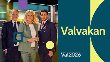 18:15: Val 2026: Valvakan | SVT1 | 9/13 2026