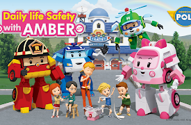Daily Life Safety with AMBER: Let's Play Safely in the Playground・Be Careful when the Wind is Strong