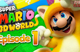 ZebraGamer Plays Super Mario & More: World 1 100%! Cat Mario!
