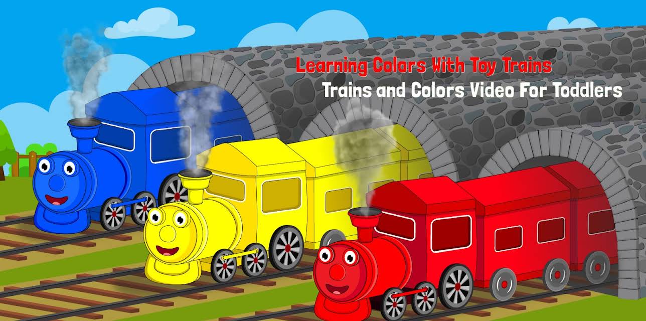 Learning Colors With Toy Trains - Trains and Colors Video For Toddlers