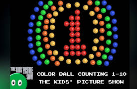 The Kids' Picture Show: Color Ball Counting 1-10 - The Kids' Picture Show