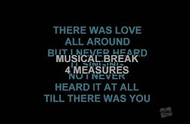 Showtunes: Till There Was You