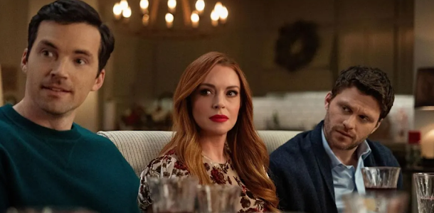Lindsay Lohan stars in holiday rom-com "Our Little Secret"