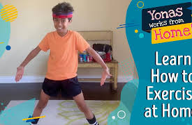 Yonas Works from Home!: Exercise!