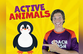 Coach Josh - Kids Fitness: Move Like a Penguin | Active Animals with Coach Josh