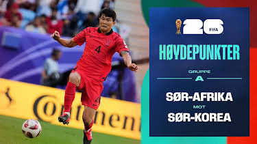09:50: Fotball-VM 2026 Høydepunkter: Sør-Afrika–Sør-Korea | NRK 1 | 6/25 2026