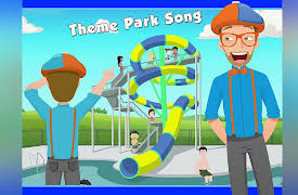 Blippi - Educational Songs for Kids: The Theme Park Song by Blippi - Amusement Park for Children