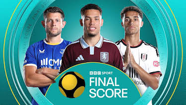 3:45 PM: Final Score | BBC One | 10/24 2026