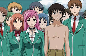 Rosario + Vampire: Tsukune and a Vampire
