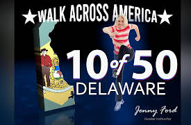 Walk Across America Program 50 Workouts / 50 States with Jenny Ford: 10 of 50 Delaware | Walk Across America | Jenny Ford