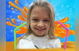 Tiki Taki Kids: Yasya drinking colored drinks