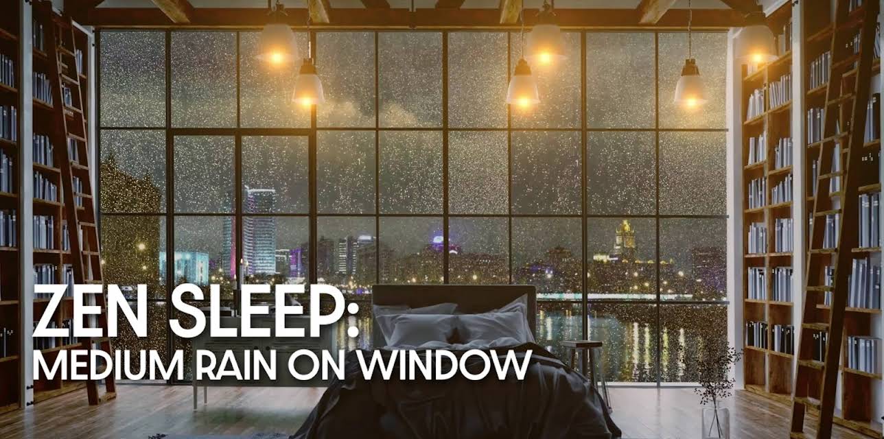 Zen Sleep: Medium Rain on Window (2023)