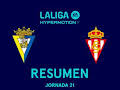 Resúmenes LALIGA HyperMotion (T25/26): Cádiz - Sporting