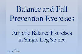 Balance and Fall Prevention Exercises: Athletic Balance Exercises Workout in a Single Leg Stance