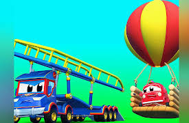 Super Truck - Carl the Transformer: Balloon fiesta carrier truck / Spring truck / Moving bridge / Garbage truck