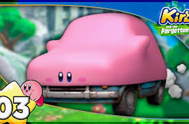 Kirby and the Forgotten Land: Rockstar Finish in Rocky Rollin' Road!