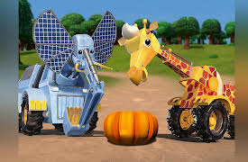 AnimaCars - Truck and Animal's Adventures: Thanksgiving : The Giant Pumpkin / International Puppy Day / Wheelephant's dream