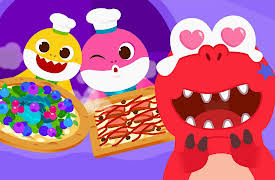 Pinkfong! Let's Cook with Baby Shark: Yum Yum! Delicious Pizza for Hungry Dinos!