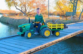 Hudson's Playground: Using Tractors to Get Sticks Off the Island!