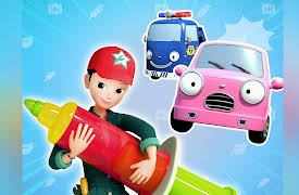 Tayo Rescue Team Cartoon for Kids: Blue Rescue Team! Shots are Scary!