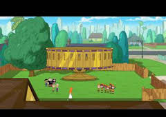 Phineas y Ferb (T5): Ep.10 Tropey CaraMacTrope/ ¡Biblio-pasada!
