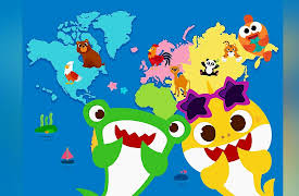Pinkfong! Around the World with Baby Shark: Oceans and Continents with Baby Shark