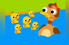 MaMaDu Kids Song: Five little ducks  - Learn nursery rhyme for tollders