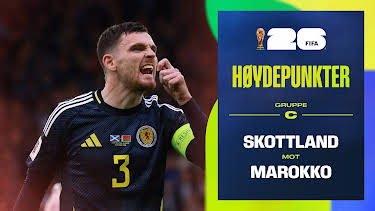 08:30: Fotball-VM 2026 Høydepunkter: Skottland–Marokko | NRK 1 | 6/20 2026