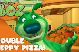 BOZ The Bear: BOZ: Double Peppy Pizza!