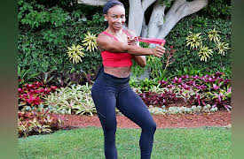 Strength & Cardio to Build Muscle & Burn Fat: 40 min Glutes Routine with Band