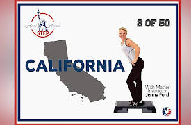 Step Across America and Learn to Step with Jenny Ford full length workouts: California Oceanside 2 of 50